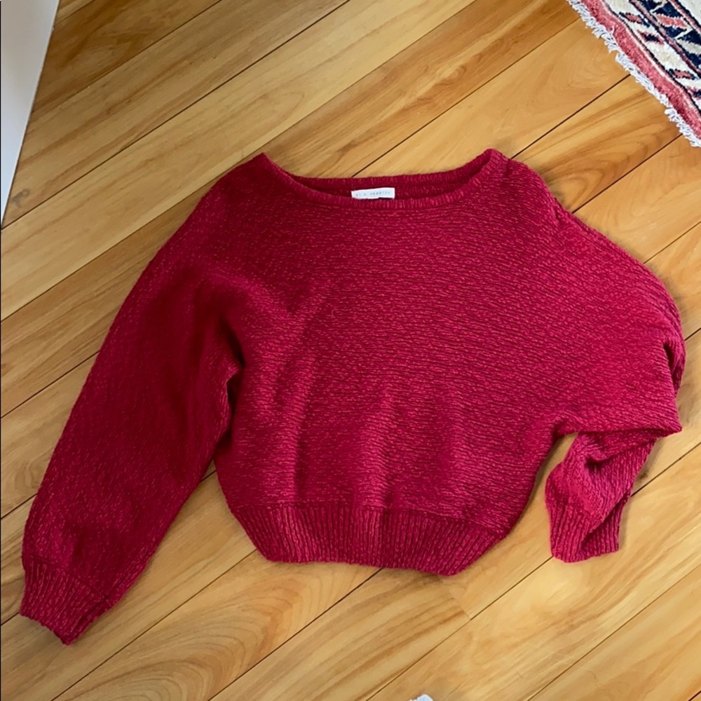Red Knit Sweater